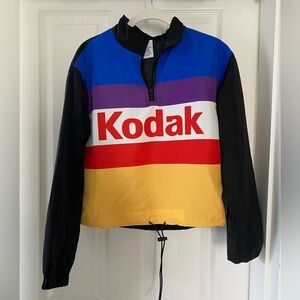 Kodak windbreaker style jacket - size small
